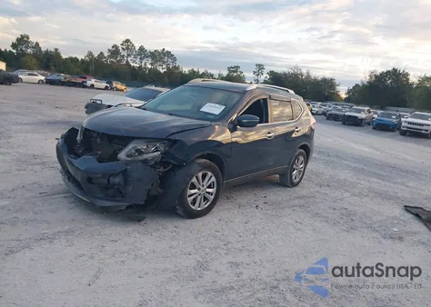 2015 Nissan Rogue Sv z USA, uszkodzony, nr VIN KNMAT2MT2FP539831